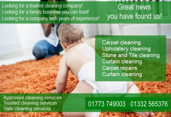 carpet cleaning in Derbyshire and Nottinghamshire